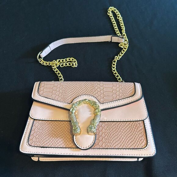 Elegant Pink Shoulder Bag New - Picture 2 of 7